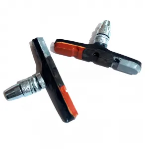Тормозные колодки VLX-BS03 для V-brake 70мм, чёрный/серый/оранжевый, ВЛ-00034958