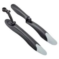 Комплект крыльев 26-27,5" TRIX MTB пластик, черный/серый, ВЛ-00034773