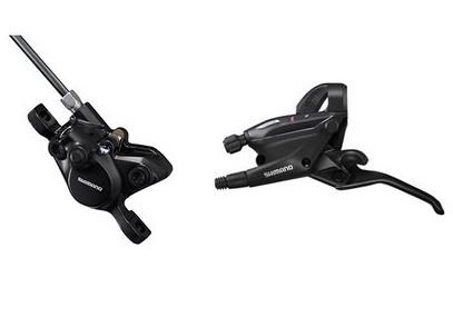 Тормоз дисковый SHIMANO ST-EF505 (левый 2 скорости)/BR-MT200 (передний), с шифтером, 1000 мм, EEF5052K2FPRA100P3