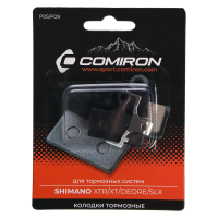 Тормозные колодки COMIRON RESIN P05/P09, для торм. систем SHIMANO XTR/XT/DEORE/SLX, с пружиной, 686515, 686507