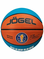 Мяч баскетбольный JOGEL Training ECOBALL 2.0 Replica № 7 коричневый/синий