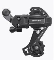 Переключатель задний Shimano Tourney TY200 GS (6/7ск, на ось) без упак. черный, ВЛ-00032880