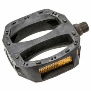Педали 1/2" с шар.подшипником, катафоты, пластик, ВЛ-00035172