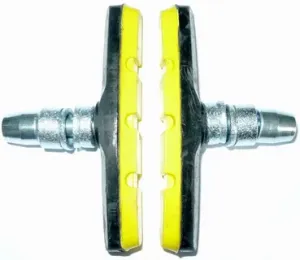 Тормозные колодки VLX-BS02 для V-brake 70мм, чёрный/жёлтый, ВЛ-00034957