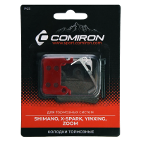 Тормозные колодки COMIRON RESIN P03, для торм. систем TEKTRO, X-SPARK, YINXING, ZOOM, с пружиной, 686513, 686505