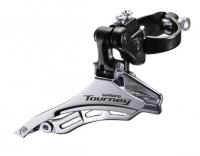 Переключатель передний SHIMANO Tourney FD-TY300, верхн. тяга, хомут 31,8, уг.:66-69, для 42T, б/уп., AFDTY300DSTM6