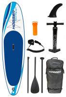 SUP доска HOGGER Touring 10.8" надувная прогулочная drop-stich двухслойная, голубой/белый