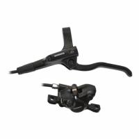 Тормоз дисковый Shimano MT201 BL(левый) / BR(передний), полимерные колодки 1000мм, черный, EMT201KLFPRA100