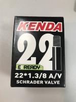 Камера 22" х 1 3/8" узкая, авто/Schrader KENDA, 5-514466 (новый арт 5-516372)