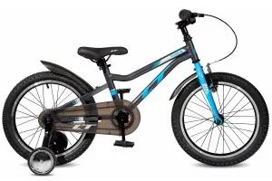 Велосипед LTBIKE TANGO 18 1-ск сталь черный/голубой (ЧЗ)