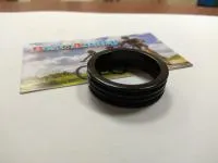 Кольцо проставочное 1-1/8" NECO AS3510 10мм, алюминий, черный, ВЛ-00007871