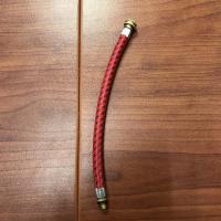 Шланг BEE PUMP Е4 для ручного насоса, под велониппель DV, резиновый в тканевой оплётке, красный, Е4