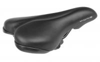 Седло велосипедное M-WAVE TEEN TWO 20"-26 1 242х143мм, подростковое, черный, 5-251049
