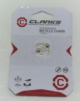 Замок цепи CLARK`S CL-11 1/2"x11/128" для 11скор. хромированное покрытие, 3-367