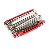 Мультитул COMIRON TOOL 11в1, шестигранные крестовые плоские torx отвёртки, выжимка цепи, красный