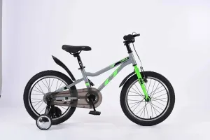 Велосипед LTBIKE TANGO 16 1-ск сталь серый/зеленый (ЧЗ)