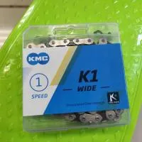 Цепь BMX KMC 1/2"х1/8" K1 KOOL, 110зв. 9,4мм, 1 скор. с замком , ВЛ-00013673
