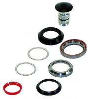 Рулевой набор 1-1/8" - 1-1/4" NECO интегрированный картридж 28,5/41,8/47/33мм, алюминий, черный 	, 5-390362