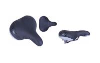Седло HOGGER, комфорт 250x205 мм, на пружинах, черный, SDHG50205S0BK
