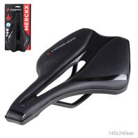 Седло COMIRON MTB MERCKX CM-01 240X140, черный, 721055 