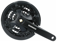 Система SHIMANO Altus FC-MT101 40/30/22T 3x9 скоростей, 175мм, квадрат, без упаковки, черный, AFCMT101C002XLB