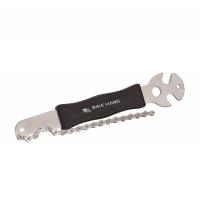 Съемник трещетки/кассеты BIKEHAND YC-515 с хлыстом, с ключом на 15мм