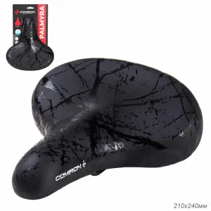 Седло COMIRON PALMYRA C098B 240x210 комфорт, черный, ВЛ-00035279