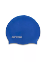 Шапочка для плавания ATEMI силикон, синий