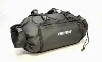 Велосумка на руль PROTECT серия Bikepacking до 12 литров, черный, 555-671