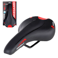 Седло COMIRON MTB VINGEGAARD M049 270х140, черный/красный, 700126