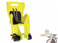 Велокресло детское заднее BELLELLI Little Duck Relax, Hi-Viz, желтый, NBE80237