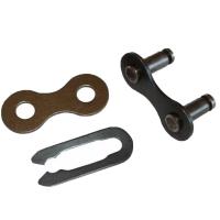 Замок цепи TRIX для 1ск., трехсоставной 1/2"х1/8" пин 10,2мм, коричневый, S410DLN BR-50