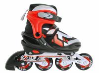 Роликовые коньки JIMMY SUM р.38-41, черный/красный