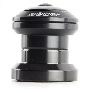 Рулевой набор 1-1/8" NECO H711A  A-Head, МТВ, ATB, алюм+сталь, картридж подшипники СВВ-21, черный, ВЛ-00034960