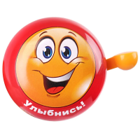 Звонок велосипедный "Улыбнись" d50мм, YL 43 smile