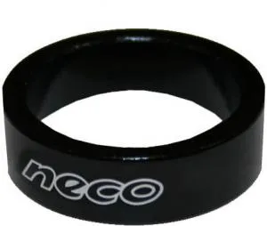 Кольцо проставочное карбон NECO  1-1/8" 10мм черный, ВЛ-00008026