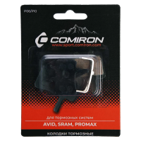 Тормозные колодки COMIRON RESIN P06/P10, для торм. систем AVID, SRAM, PROMAX, с пружиной, 686516