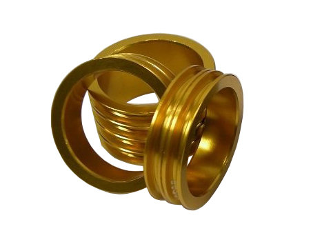 Кольцо проставочное 1-1/8" NECO 15мм, золотистый, ZTB13047