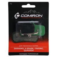 Тормозные колодки COMIRON RESIN P12, для торм. систем  SHIMANO, X-SPARK, YINXING, QUADIEM с пружиной, 686518