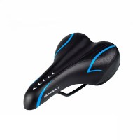 Седло COMIRON ARROW MTB M036 270X150, черный/синий, 686379