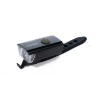 Фара передняя HOGGER 1 диод 100 lm, 3 режима, крепеж на руль, аккумулятор, micro USB, алюминий