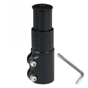 Комплект для наращивания штока велосипедной вилки 124мм алюм. черный, ВЛ-00034504