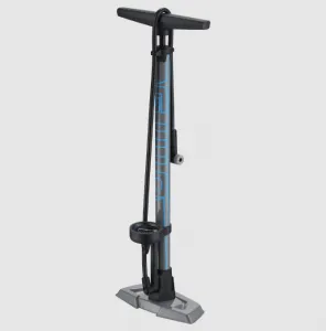Насос стационарный стальной GIYO GF-53Е, floor pump, авто/вело нипель, (10 bar) с манометром, ВЛ-00035578
