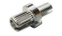 Болт регулировочный тормозного троса V-Brake М7 x 15мм серебристый, ВЛ-00013380