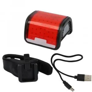 Фонарь задний COMIRON RAGE свет LED 270lm; аккум 250mAh, 72 светодиода