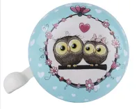 Звонок велосипедный "Совушки" d50мм, ВЛ-00030501