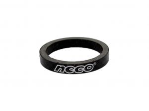 Кольцо проставочное карбон NECO  1-1/8" 5мм черный, ВЛ-00008028