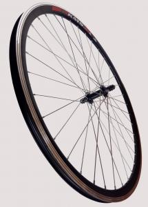 Колесо переднее 28" (29) KMS(30 мм) (обод v-br), втулка DISK сталь, гайка , ВЛ-00034922