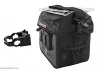 Сумка M-WAVE OTTAVA на руль 22,0-31,8мм, 7л, с плечевым ремнем, черный  , ВЛ-00007614