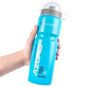 Велофляга VINCA SPORTс защитой от пыли 750мл, голубой/белый/серый, ВЛ-00036769